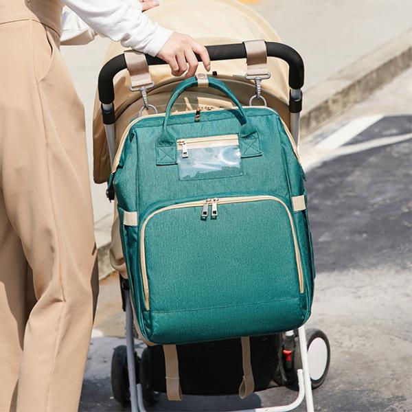 New Portable Folding Crib Mom Bag Out Portable Multi-functional Shoulder Mother and Baby Bag baby diaper bag