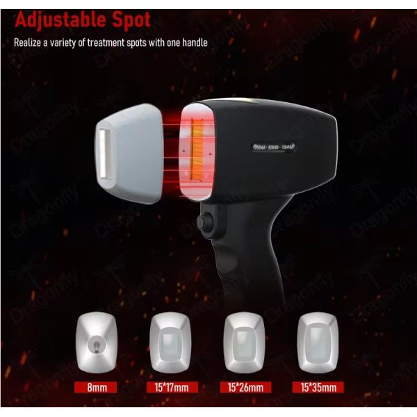 Máquina de remoção de pelos de diodo com laser de gelo 755 808 1064