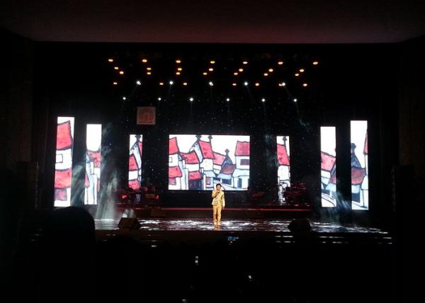 HD P5.95 500x500mm Hire LED Screen with Slim LED Panel , Full Color LED Sign