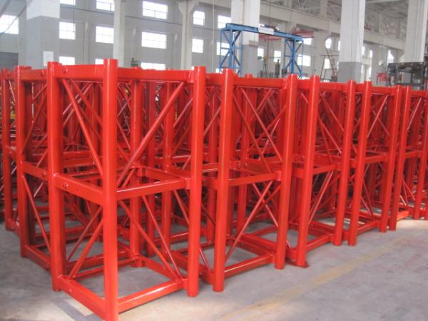 Personalized Q345B Steel Hoist Tower Crane Parts 650 × 650 × 1508 mm