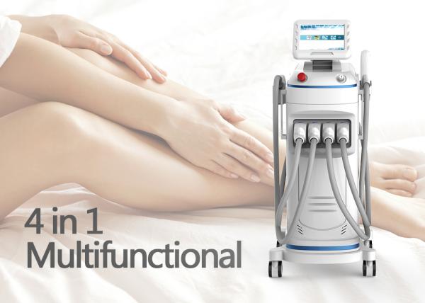 Ice Cooling Laser Beauty Equipment / Nd Yag Laser Hair Removal Machine With Touch Screen