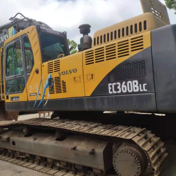 Low Hour Yellow Volvo Excavator 36ton 3M Bucket Capacity 184KW Power