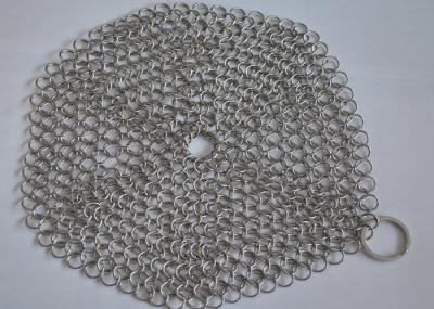 4” purificador da bandeja do ferro fundido de Chainmail do retângulo *4 para o Cookware limpo, produto comestível