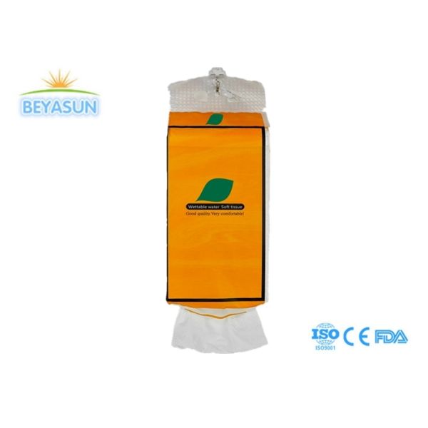 Nouveau style papier tissé d'extraction de fond marque personnalisée papier tissé facial suspendu