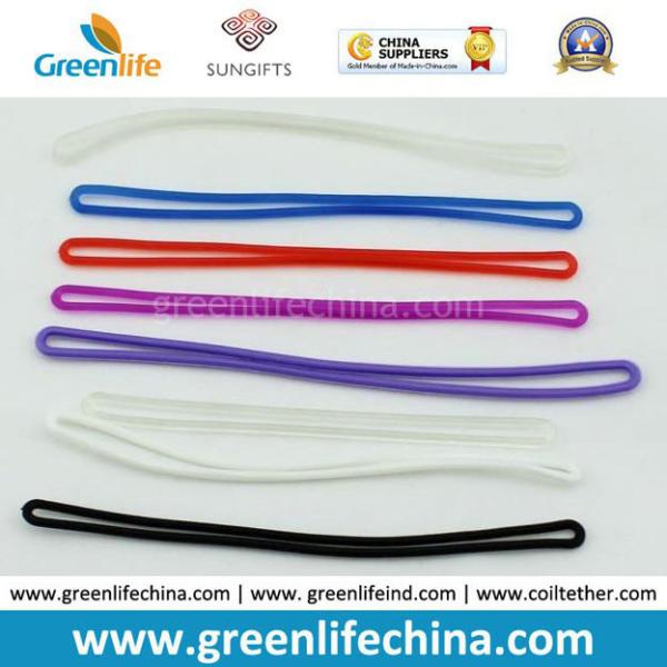 Luggage Tag Accessory Soft Eco-friendly PVC Colored Loop Straps