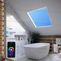 CCT 6500K 1200x300 LED artificial clarabóia DIY Tuya Alexa controle de voz