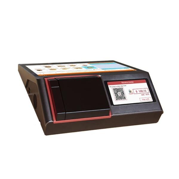 Restaurante Sistema POS All-in-One com Display Full HD 1080P de 12,5 polegadas e touchscreen