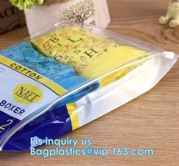  slider bags/slider zipper bag for mobile phone cover/ cell phone cover packaging bag, Zipper PVC underwear packag