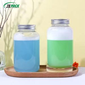 Customized Milk Tea PET Bottle 500ML With Transparent Food Screen Printing