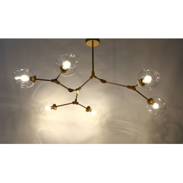 Vintage Glass Hanging Lamp Lighting Chandelier Pendant Light