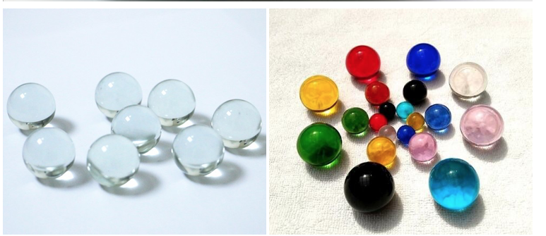 Шарик сада сфер боросиликатного стекла высокой точности покрашенный украшением ясный кристаллический стеклянный