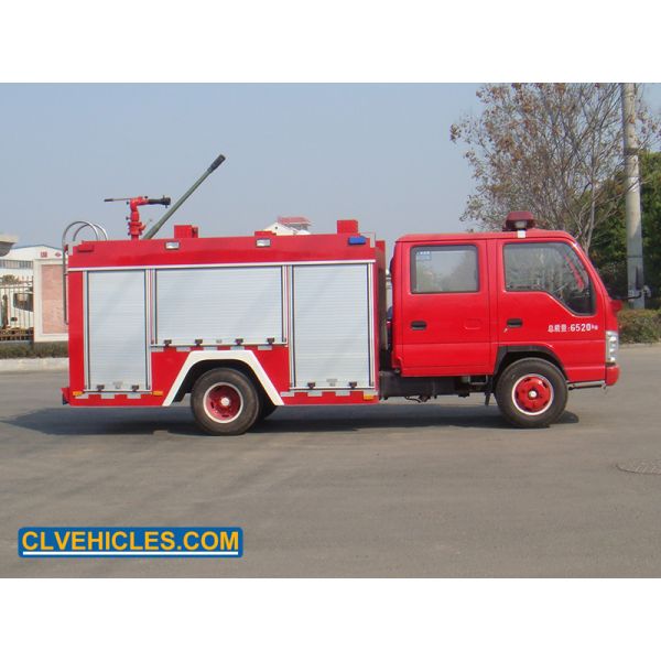 100P ISUZU Fire Fighting Truck Light Duty 98hp 3000kg Max Load