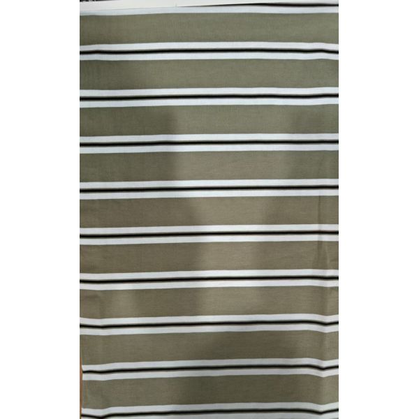 Comfortable And Durable， Breathable And Healthy Striped Knit Fabric For Casual Wear