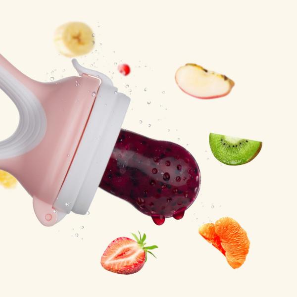 BPA FREE  Silicone Baby Feeding Teething Fruit Feeder For Babies Toddlers Infants Kids