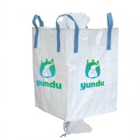 1500kg 90*90*120cm Ton BagJumbo Bag FIBC Bulk Bag Duffle Top Spout Bottom For Animal Feeds Fertilizer