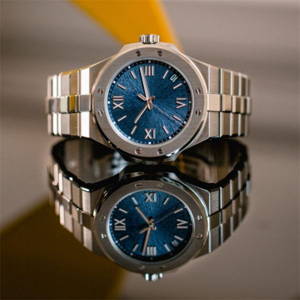1.6 Inch 5ATM Stainless Steel Mechanical Watch Roman Index Odm Wristwatches