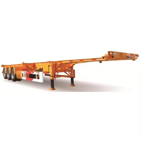 Cimc New 3 Axle High Load Heavy Duty Container Transport Semi Trailer