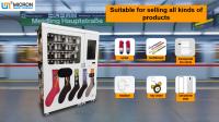 Diodo emissor de luz que ilumina máquinas de venda automática feitas sob encomenda para meias dos casos do telefone celular dos cartões do transporte