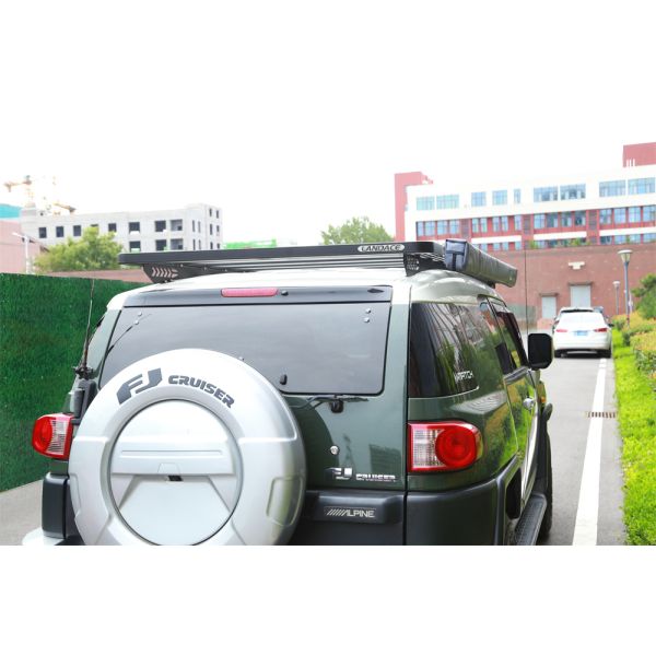 Universal Black Aluminum Alloy Solar Roof Carport for TOYOTA FJ CRUISER Sturdy Design