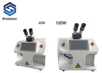 Mini YAG máquina del laser de la reparación de la joyería de 60/100 vatio del poder opcional
