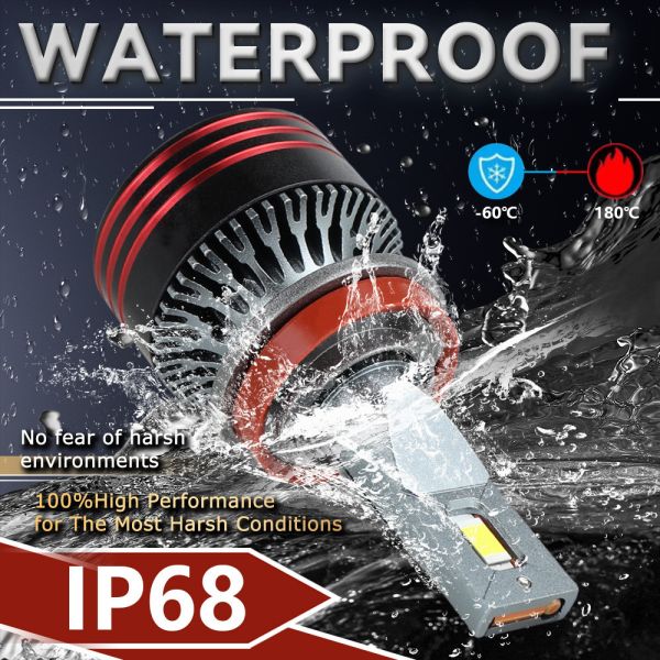 50000hrs Car LED Headlight Customized Brightness high power car headlight bulbs