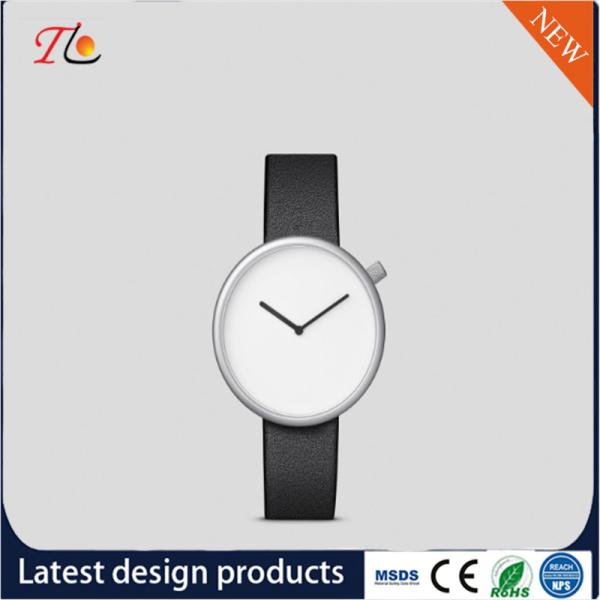 Wholesale PU Women's Watch PU Band Alloy Shell Fashion Watch Simple Style Monochrome Watch Classic Style Can Be Customiz