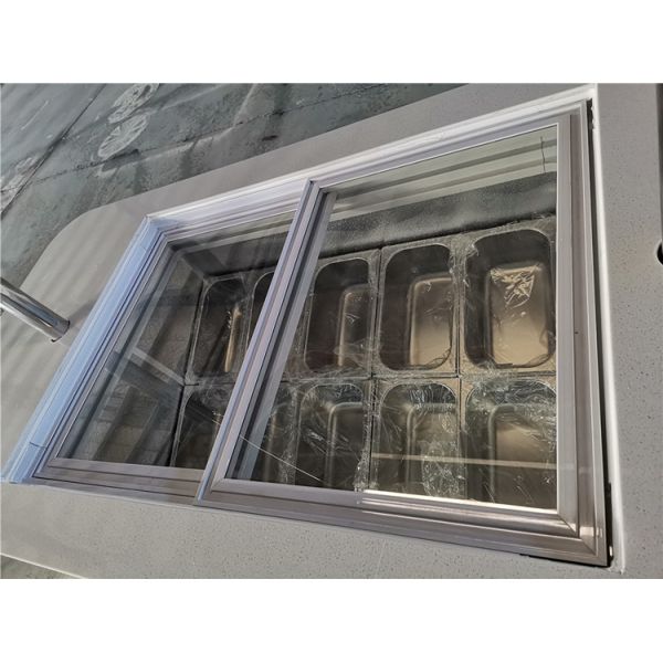 Gelato Ice Cream Push Cart /freezer vending machine /display freezer