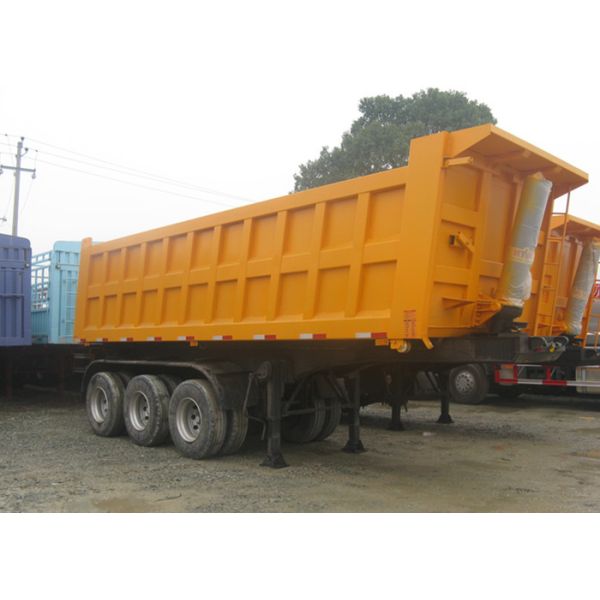 3 Axle Dump Truck Trailer 20 Ton 30 Ton 40 ton 50 Ton For Construction Material