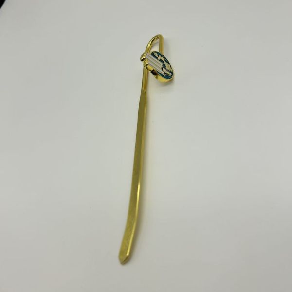 Etch process stainless steel bookmark 0.5mm thickness with custom design logo card