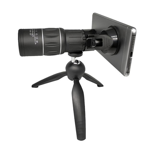 Black Waterproof 16x52 Monocular Optics Telescope Day And Night Vision