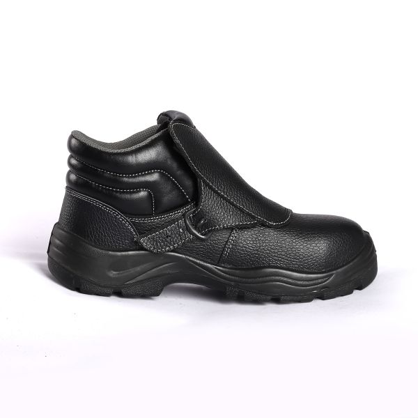 Mesh Lining Material Electrical Hazard Protection Genuine Leather Upper Of Exceptional Safety Shoes