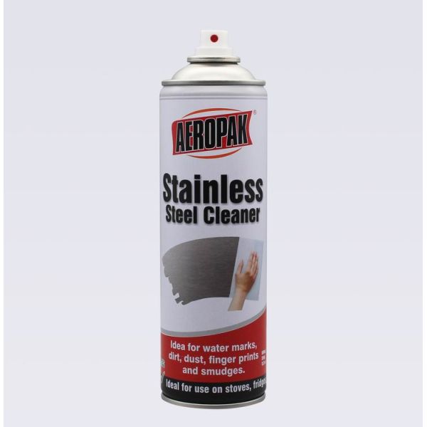 Aeropak Foamy Cleaner Spray Stainless Steel Household Care