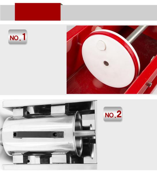 76 * 22.5 * 18cm Home Sausage Making Equipment Hand Crank Sausage Stuffer 10 Kg