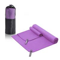 Toalha esportiva de microfibra personalizada em grande quantidade Antibacteriana para ginásio Yoga Toalha de viagem