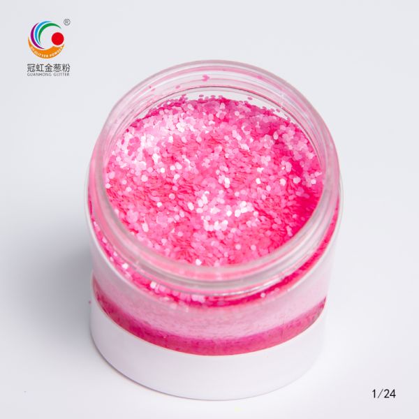 PET Chunky Solvent Resistant Glitter Powder Diamond Plum Festival Birthday Decoration
