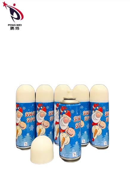 Harmless Fireproof Snow Flocking Spray , Tin Fake Snow Spray For Christmas Tree