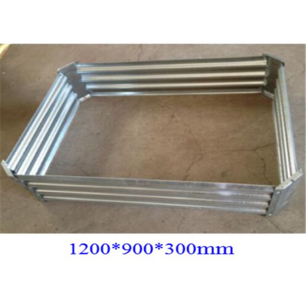 Steel Galvanized Metal Planter Box Strong Construction With UV Resistance