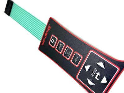 Interruptor de membrana impermeável de silicone Tempo de conversação de contato ≤ 5 ms Design personalizado