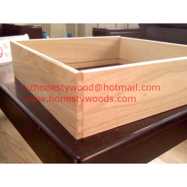Paulownia drawer sides and backs, Paulownia drawer component. Dovetail groove