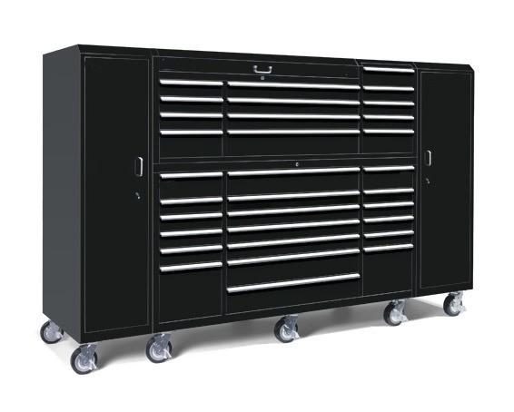 Workshop Household Tool Cabinet with Power Coating Multifunction Metal Tools Chest