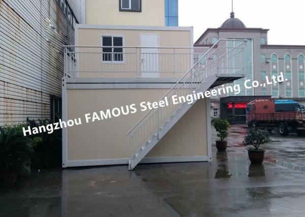 Multi Floor Prefab Container House 20ft Flat Pack Homes For Family Leisure And Tourism Use