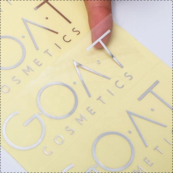 Clear Round Stickers, Sheet Blank Label , Custom Clear Vinyl Stickers Printing Transparent Cosmetic Label