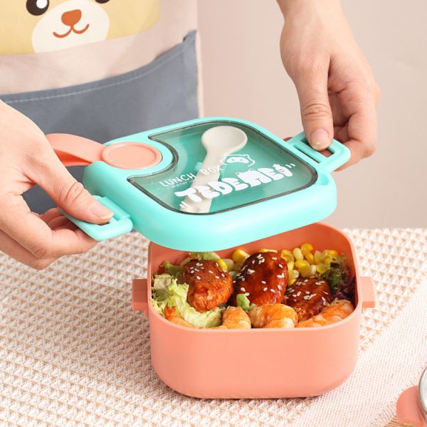 Металлическая коробка с обедом для бенто 304 из нержавеющей стали