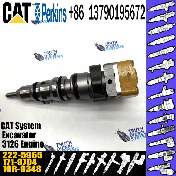 Injetor de combustível 2225965 do injetor de combustível 10R-9348 do motor diesel 222-5965 para o motor do CAT 3126E 3126B