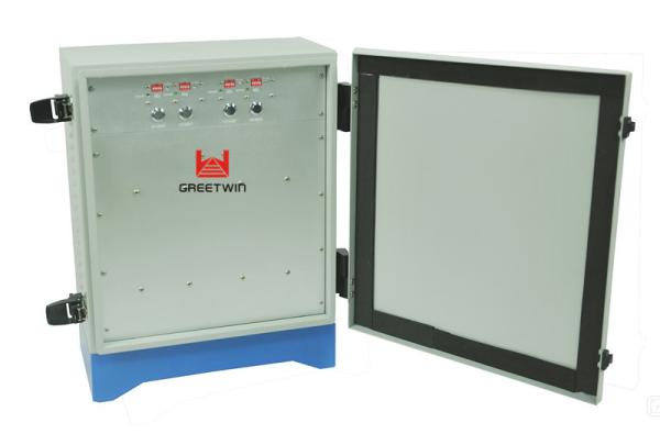 Instalação exterior do jammer do sinal do poder superior da alfândega 400W com a faixa quatro