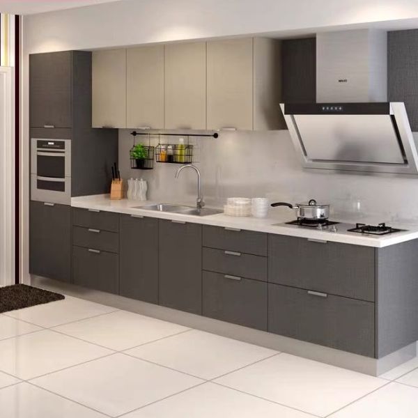 Экологически чистый современный кухонный шкаф с аксессуарами для кранов