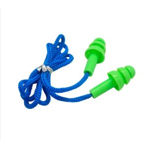 Safety Silicone Reusable Ear Plugs with Slow Rebounded PU Foam for Noise Reduction and Customized Color