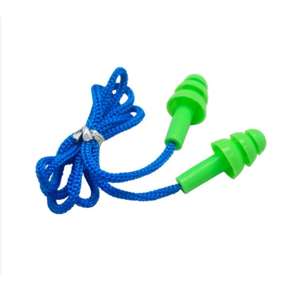 Safety Silicone Reusable Ear Plugs with Slow Rebounded PU Foam for Noise Reduction and Customized Color