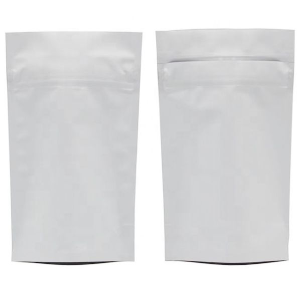 Saco de embalagem biodegradável de grau alimentar Saco de papel kraft para lanche 55g 100g 500g