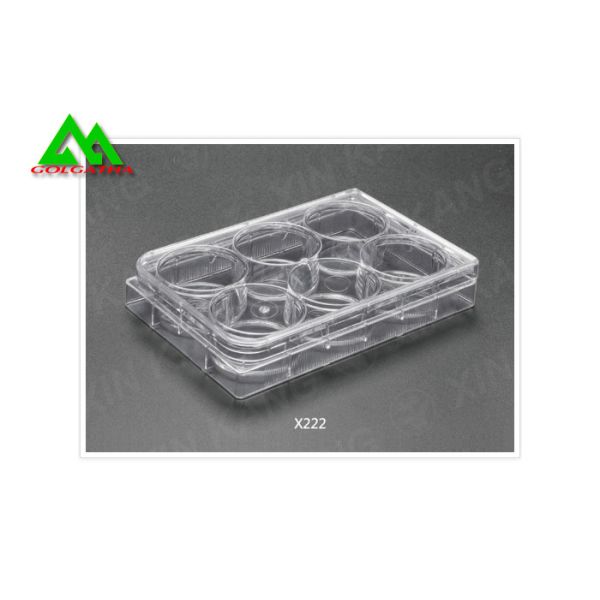 Transparent Disposable Culture Plate For Bacterial / Tissue / Cell ISO Certificates
